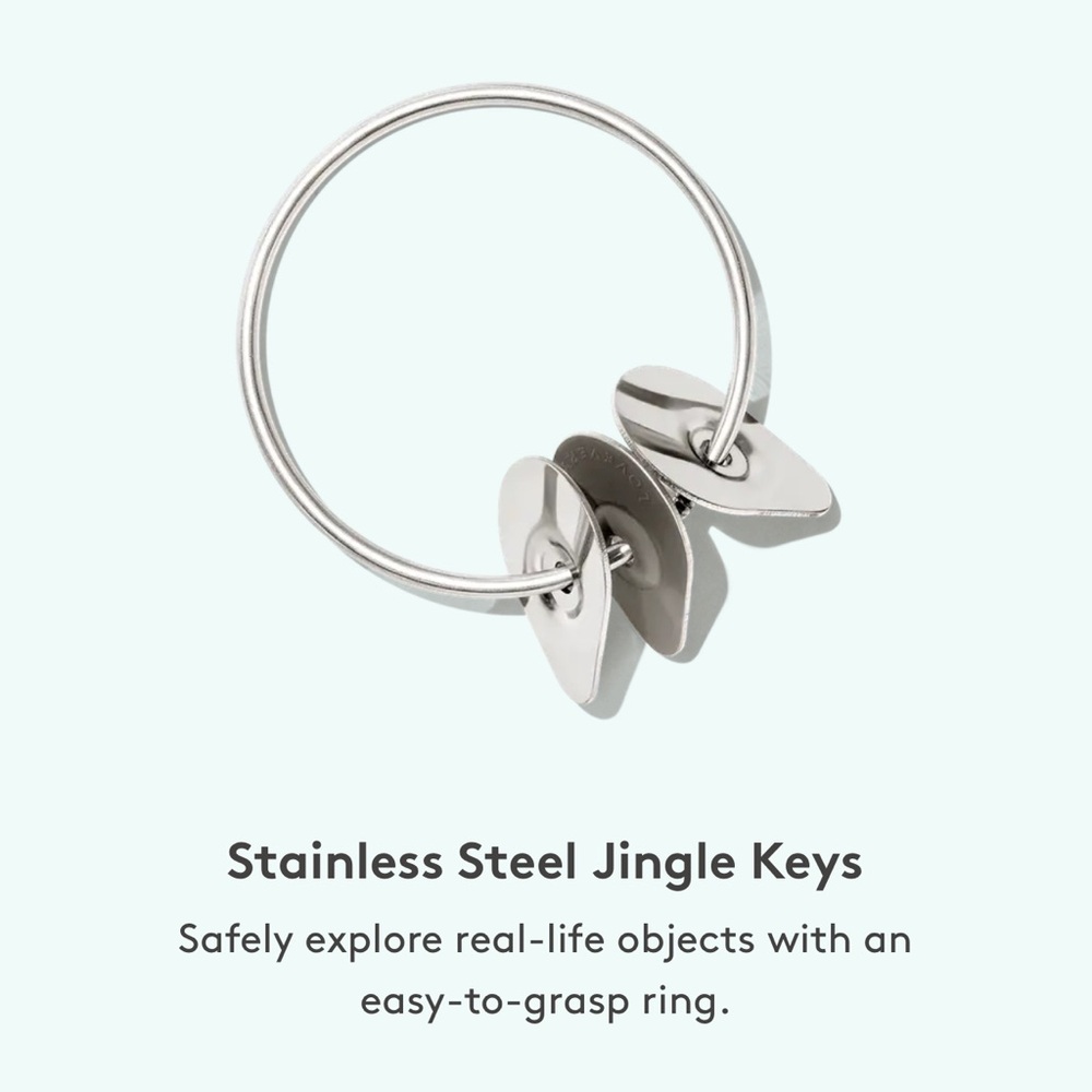 Lovevery Stainless Steel Jingle Keys